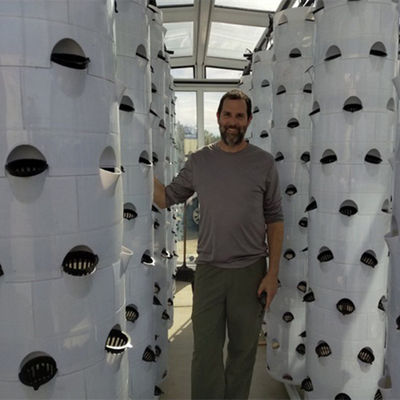 hydroponic greenhouse outdoor indoor garden plant vertical plastic tower growing system tower pot