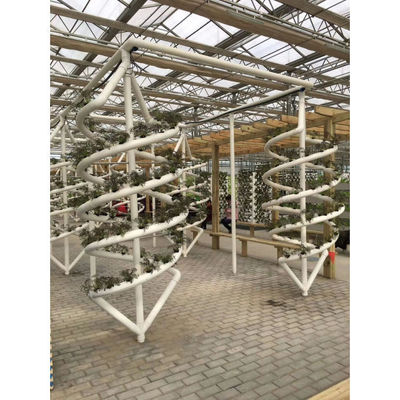 Soilless Culture Biological Control Double Helix Hydroponic Tube For Indoor