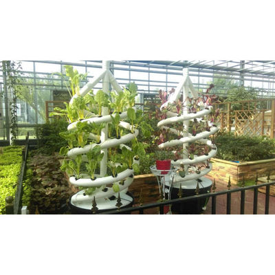 Soilless Culture Biological Control Double Helix Hydroponic Tube For Indoor