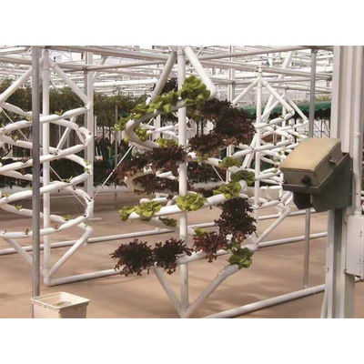 Soilless Culture Biological Control Double Helix Hydroponic Tube For Indoor