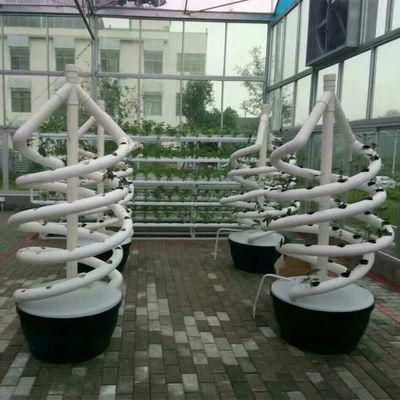 Plants Double Helix Hydroponic Rotating Farming Spiral NFT Hydroponic System