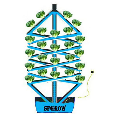 Family Vertical Spiral Plant Grow Hydroponic Tower Indoor Vegetable Aerosol Cultivation