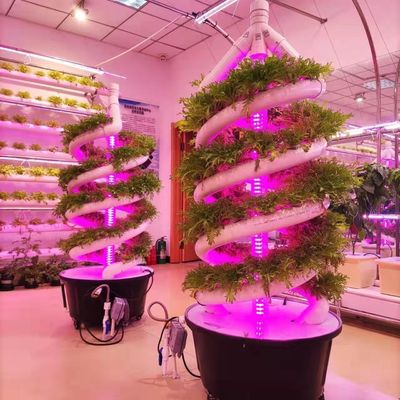 Vertical Spiral Plant Grow Hydroponic Tower Cultivation garden aeroponics System