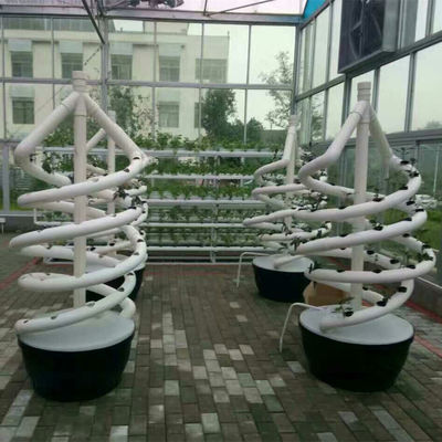 Plants Double Helix Hydroponic Rotating Farming Spiral NFT Hydroponic System